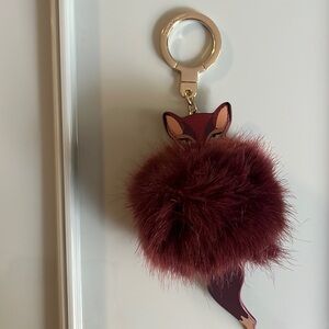 Kate Spade Puff Fox Key Fob